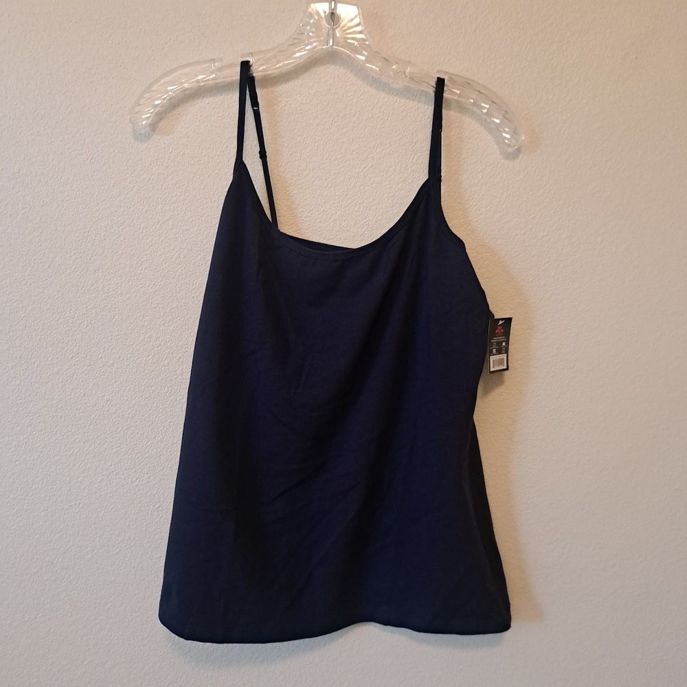 Natural Uniforms Womens Navy Blue Camisole Luxe Stretch Tank Top 7120 XL